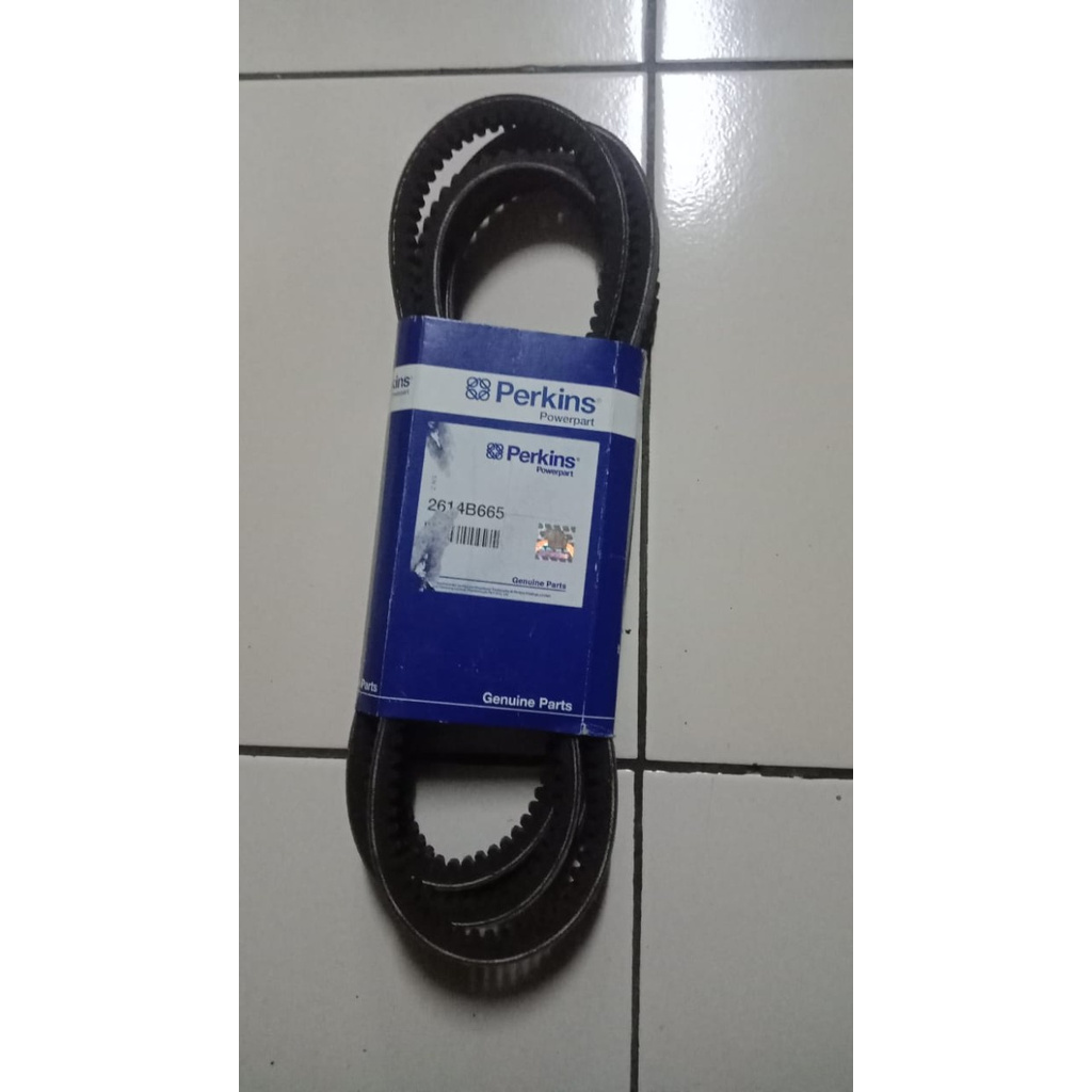 V-Belt Length 1450La Width 13mm PERKINS Set 2 PCS UNTUK PERKINS 1004.4T 1006.6T MASSEY FERGUSON CAT PN 2614B665