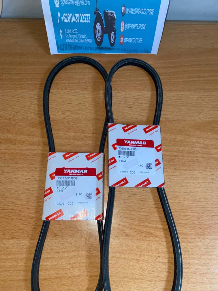 VANBELT YANMAR UNTUK MESIN DIESEL YANMAR GENSET EKSA MINI PN 25132-003800
