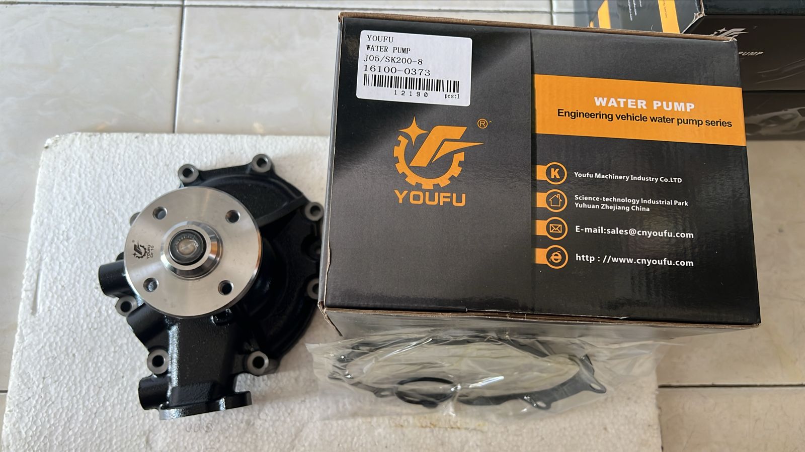 WATER PUMP YOUFU UNTUK KOBELCO SK200-8 J05E HINO PN 16100-0373