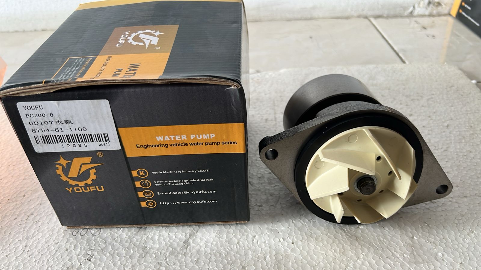 WATER PUMP YOUFU UNTUK PC200-8 Cummins 6D102 6BT 6D107 PN 6754-61-1100