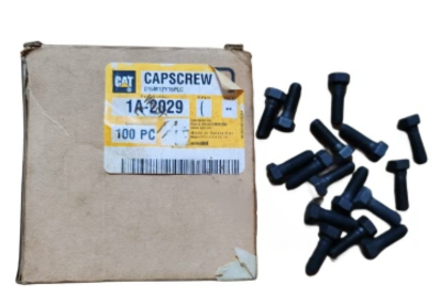 Bolt NuT Hex Head Bolt Full Drat HITAM GRADE 8.8 SET UK 3-8-16X1.125-IN CAT PN 1A-2029