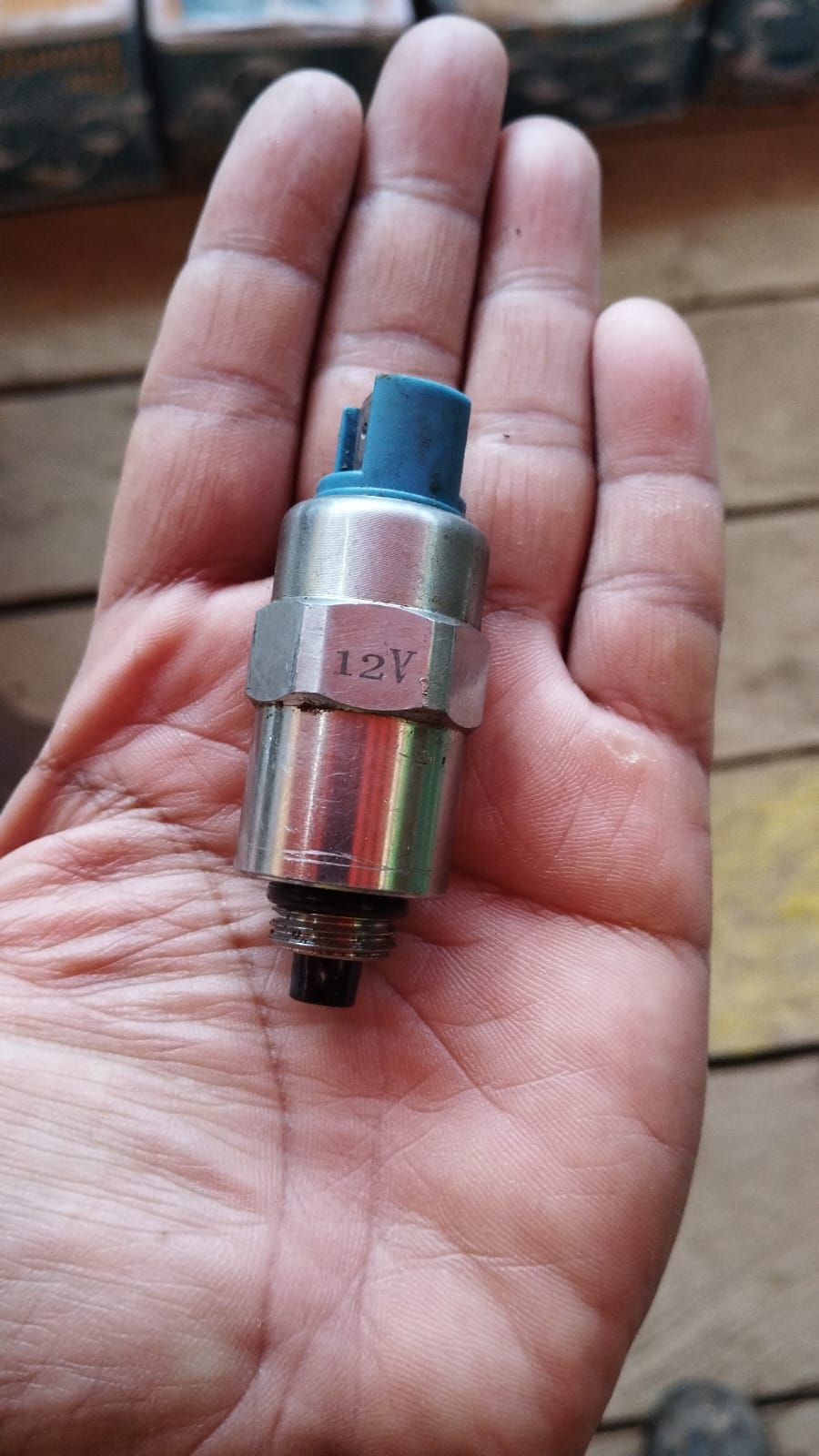 Stop Solenoid FUEL SHUT-OFF 12 V Massey Ferguson MF440 PN 4224321M1