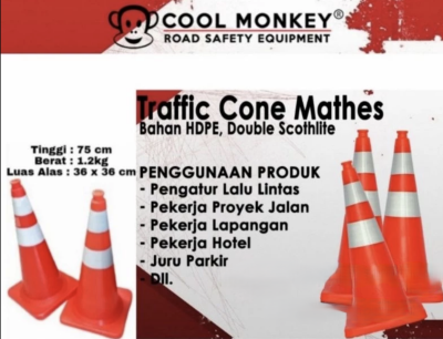 Traffic Cone Cool Monkey Mathes