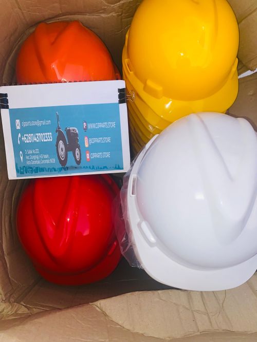 VPRO SAFETY HELM MERAH ORANGE PUTIH KUNING