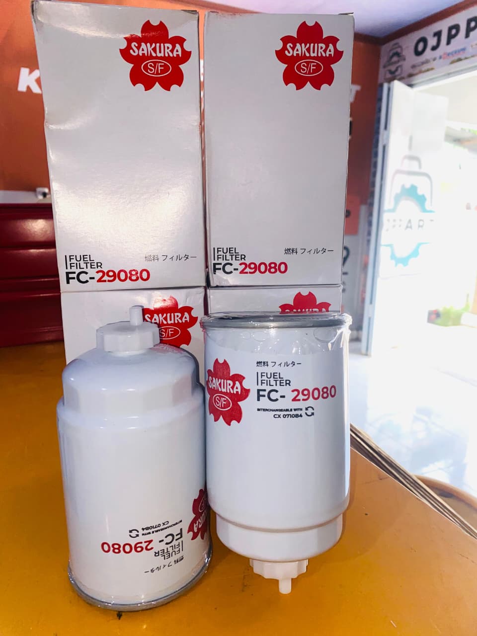 FILTER SOLAR SAKURA Nissan UD truk Bomag XCMG Cummins Isuzu China 4BD 6BD Liugong Isuzu China 4BD 6BD PN FC-29080