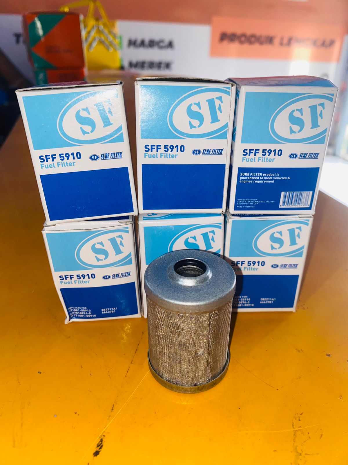 FILTER SOLAR SURE FILTER Kubota U50 KOMATSU PC50 PC75 ISUZU HITACHI YANMAR KUBOTA VOLVO LIUGONG PN SFF 5910