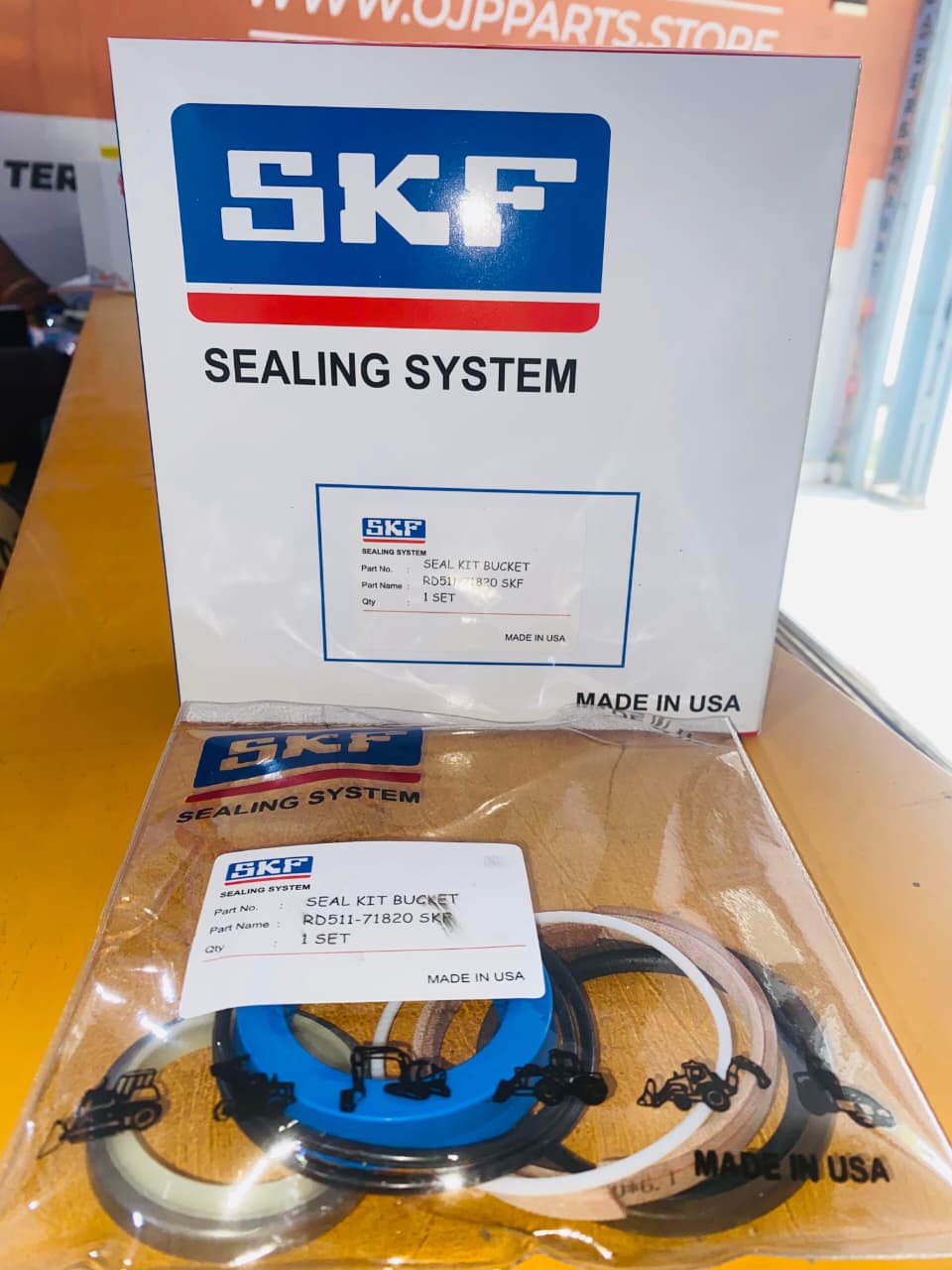 SEAL KIT SEAL BUCKET SKF KUBOTA U50 PN RD511-71820