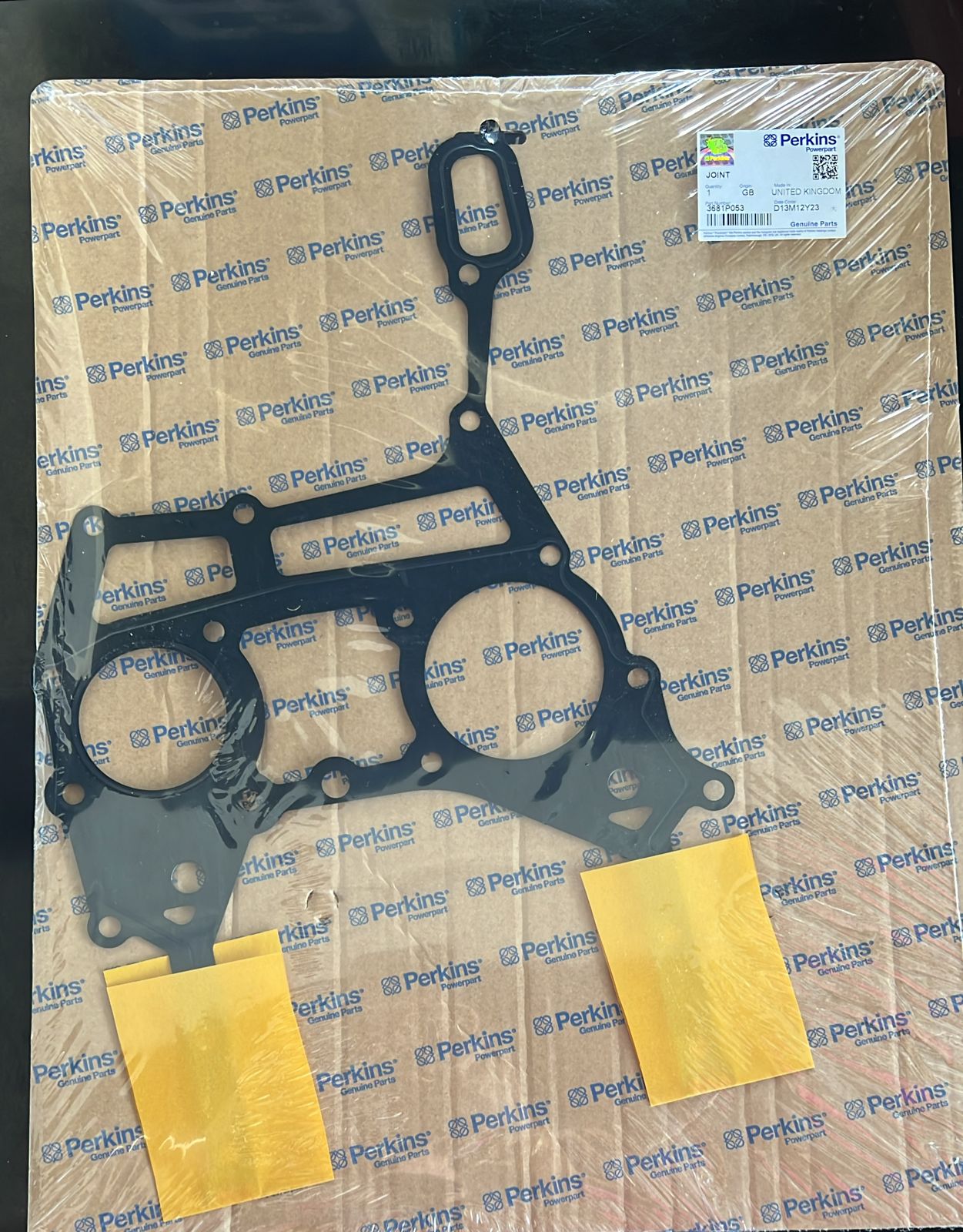Gasket cover Gasket Rumah Depan Selubung Roda Gigi Gasket Penutup Perkins 1103 1104 VIBRO CATCS533E 320GC JCB MF PN 3681P053