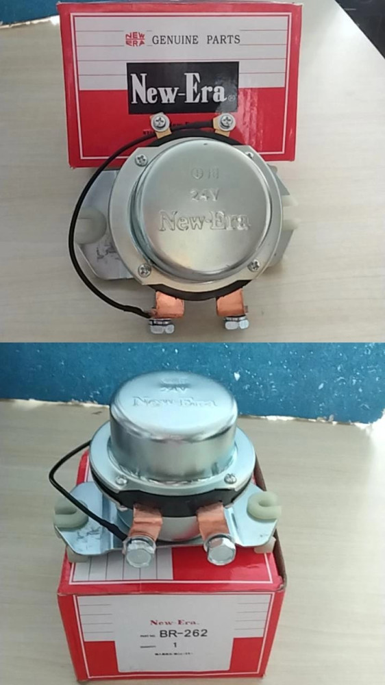 RELAY BATTERY NEW ERA UNIVERSAL 24V UNTUK KOMATSU FURUKAWA KAWASAKI SANY (B240700000378) PN BR-262