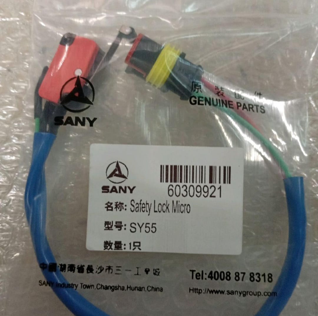 Safety Relay altenator Safety Switch Lock Sany SY215 PN 60309921