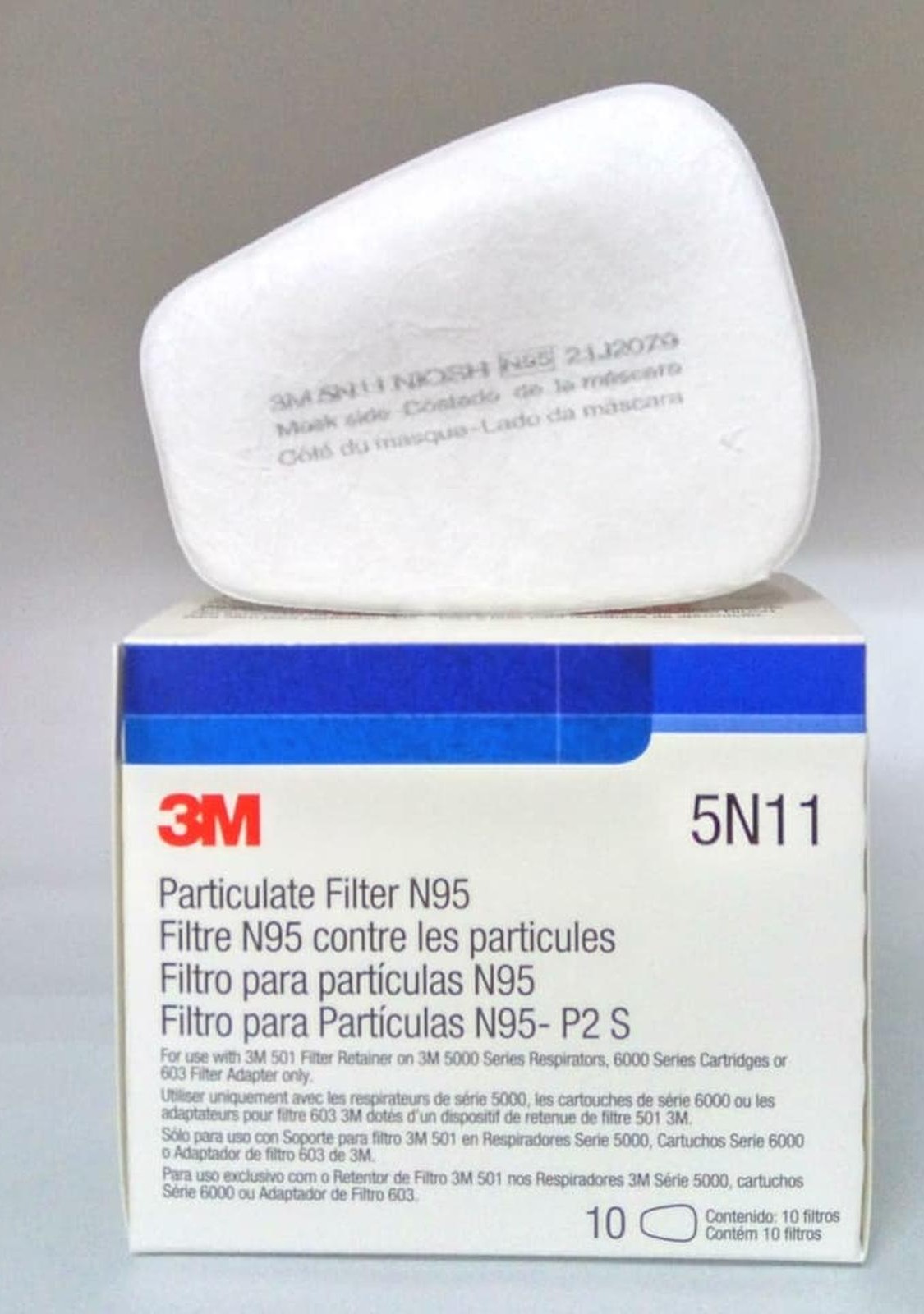 3M Particulate Filter 5N11 N95 BOX PERPCS