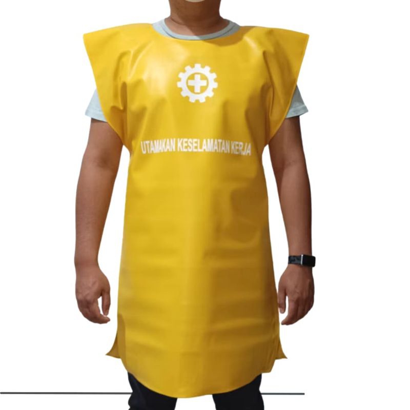 APRON KERJA PVC Sprayer APD Waterproof KUNING MERK SHOGUN