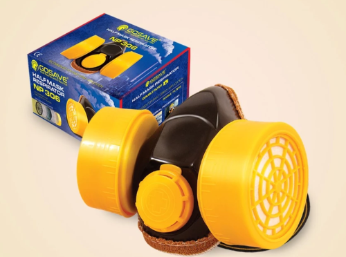 Masker Anti Polusi Respirator Double Np306 Chemical Half Face Protection Mask Asap Debu Kimia