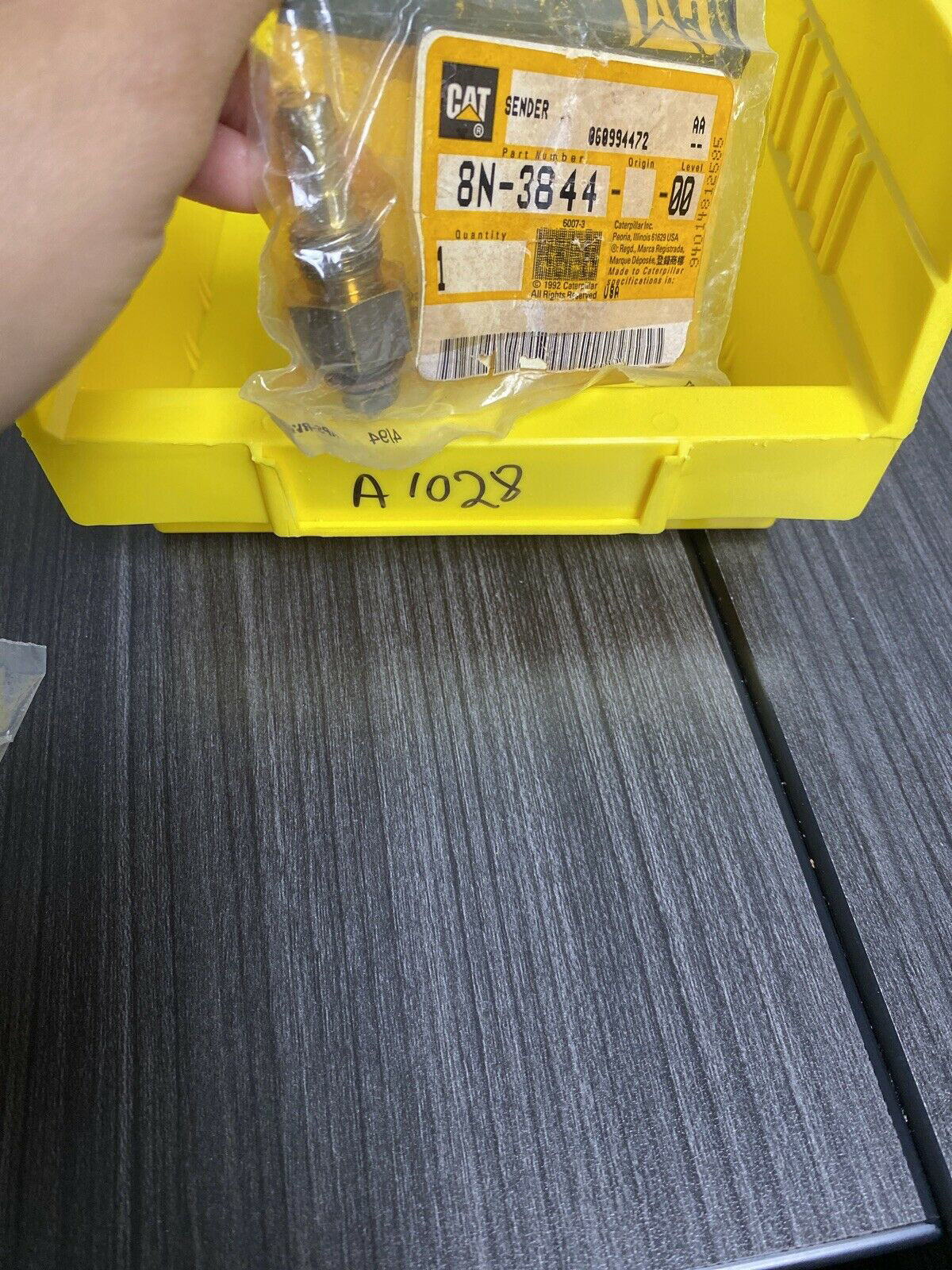 Temperature Sender Brass Thread Fuel 51.5mm CAT CS533E PN 8N-3844