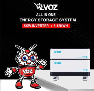 VOZ All In One Energy Store System 5KW Inverter + 5.12KWH