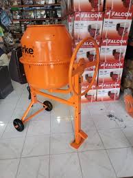 Mesin Molen Concrete Mixer Elektrik Portabel 120L 450 watt 220V starke cS120