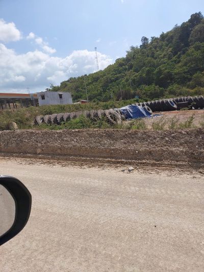 Penjualan Pengantaran Ban Heavy duty Ke Site Kebun Pelanggan