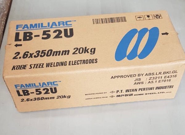 KAWAT LAS KOBE LB-52U 2.6MMX350MM PERPACK 5 KG